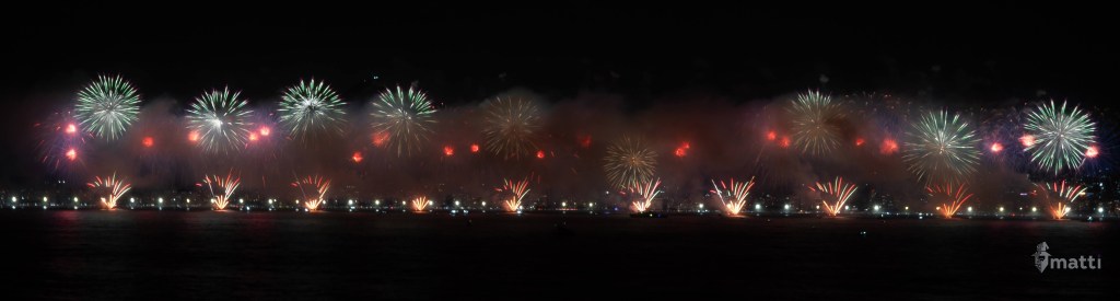 UWC Day 023 – Copacabana Beach, Brazil – New Years Fireworks Off the&nbsp;Coast